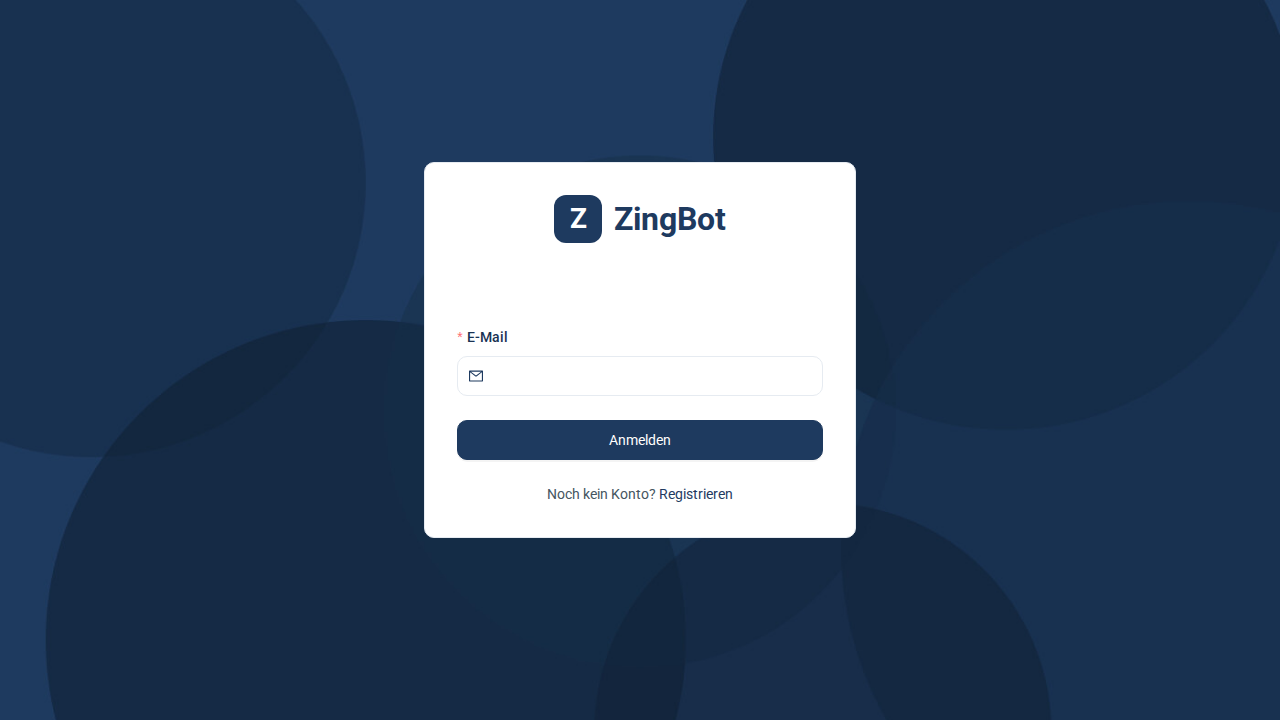 ZingBot Dashboard